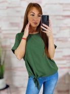 Oldalt megkötős, rövid ujjú felső M-L