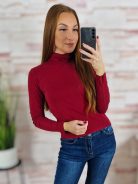 Garbós nyakú, lézervágott, hosszú ujjú felső XS-S,S-M