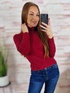 Garbós nyakú, lézervágott, hosszú ujjú felső XS-S,S-M