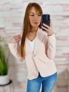 Selyem bélésű, karcsúsított, összegombolható blézer S-XXL-ig