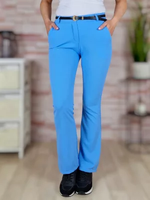 Bővülő (trapéz) szárú, öves nadrág S-XL-ig