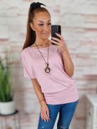 Denevér ujjú, passzés aljú, nyakláncos felső S-M-L