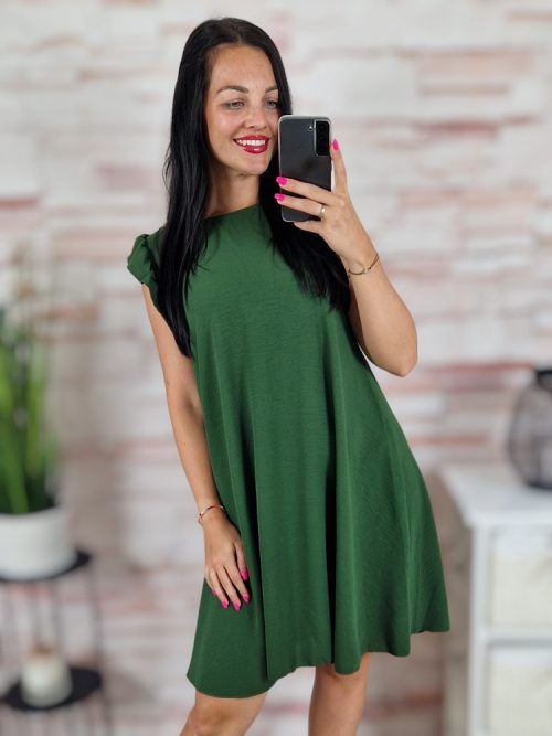 Pillangó ujjú, a vonalú, nyári ruha S-M-L