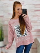 Hátul hosszított, ejtett vállú, hosszú ujjú felső L-XL