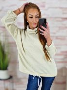 Strasszos, alján összehúzható, bársonyos anyaú felső L-XL