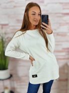 Hátul hosszított, oldalt sliccelt, vastagabb anyagú tunika S-M-L