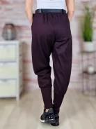 Öves, passzés aljú, gumis derekú nadrág L-XL