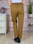 Öves, gumis derekú, bővebb szárú nadrág M-L