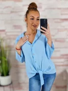 Alján megkötős, végig gombos, 100% pamut felső L-XL