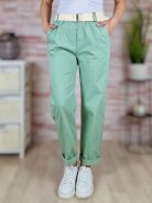 Öves, bővebb szárú, gumis derekú nadrág L-XL