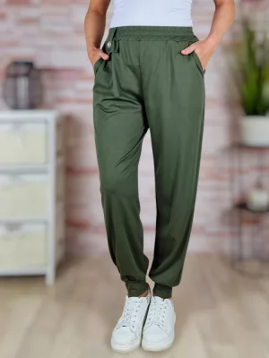 Gumis derekú, zsebes, passzés aljú nadrág M-L-XL