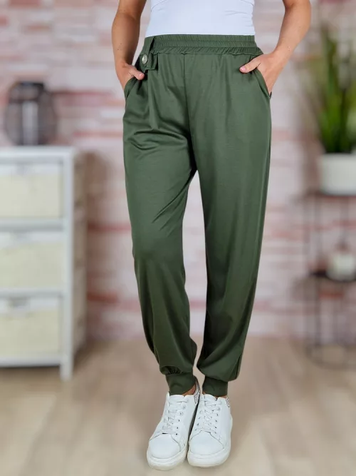 Gumis derekú, zsebes, passzés aljú nadrág M-L-XL