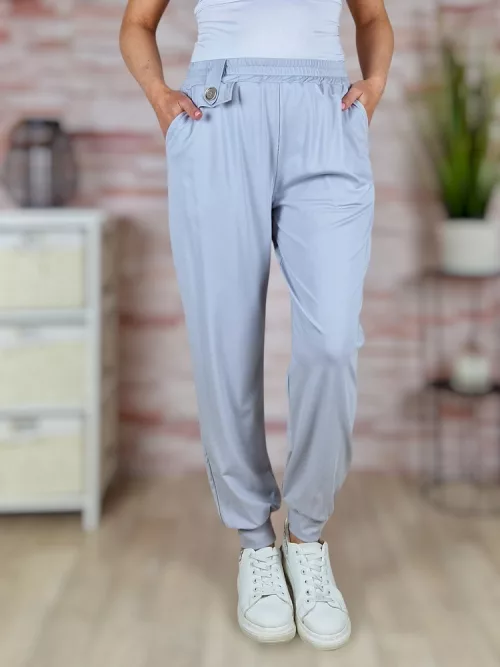Gumis derekú, zsebes, passzés aljú nadrág M-L-XL