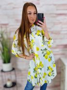 Mintás, végig gombos, 100% pamut ingruha L-XL