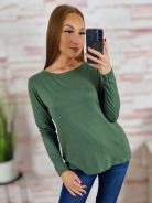 Kereknyakú, mellnél dupla anyagú, basic felső S-M-L