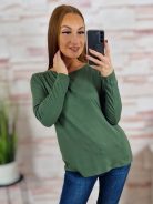 Kereknyakú, mellnél dupla anyagú, basic felső S-M-L