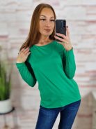 Kereknyakú, mellnél dupla anyagú, basic felső S-M-L