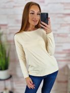 Kereknyakú, mellnél dupla anyagú, basic felső S-M-L