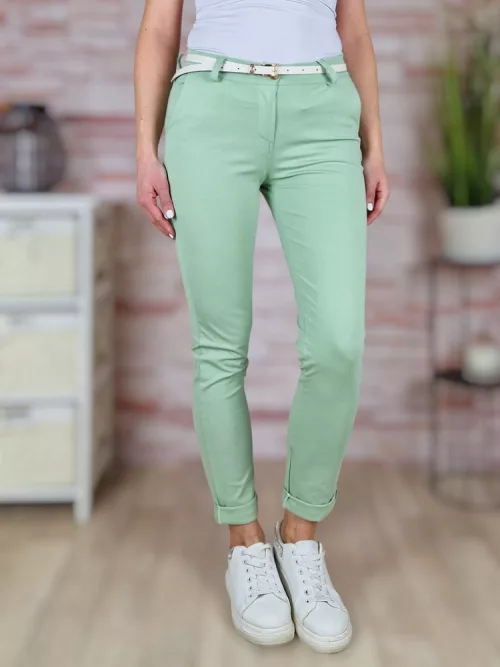 Sztreccses, zsebes, öves nadrág S-XXL-ig