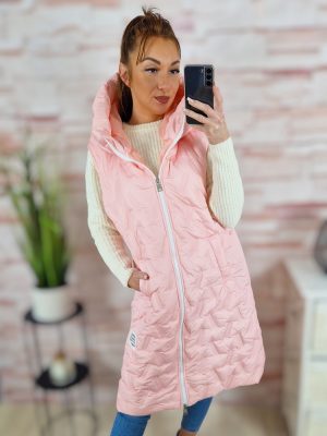 Steppelt, kapucnis, cipzáros mellény S-M