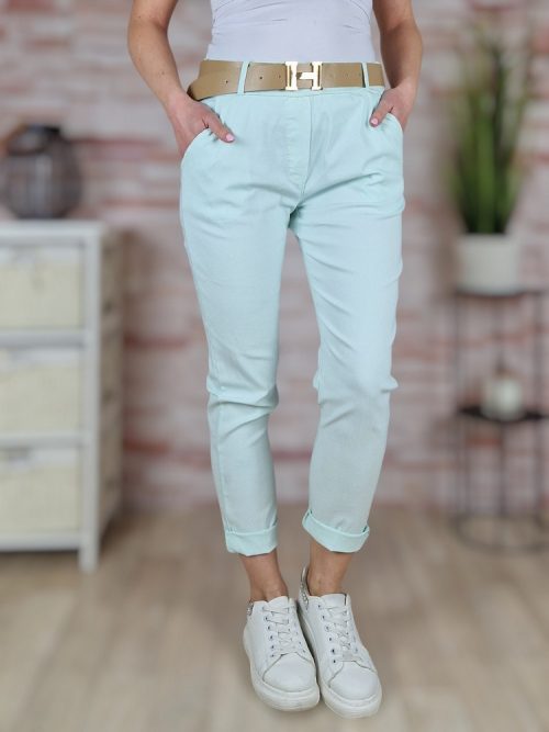 Öves, gumis derekú, zsebes nadrág S-M-L