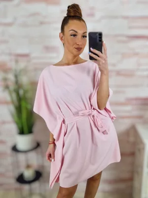 Deréknál megkötős, lepel ruha M-L