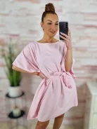 Deréknál megkötős, lepel ruha M-L