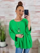 Nyakláncos, denevér ujjú, nagy méretű felső XL-XXL