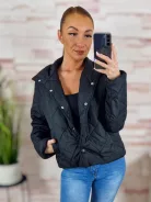 Steppelt, selyem bélésű, tavaszi kabát S-M