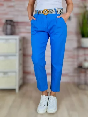   Hímzett öves, gumis derekú, bővebb szárú nadrág M-L-XL