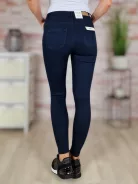 Csőszárú, pamut, skinny sötétkék nadrág 26-32-ig