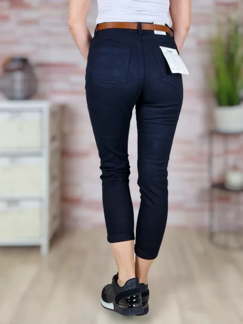 Boyfriend fazonú, öves, pamut nadrág XS-XL-ig