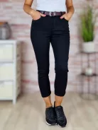 Mom fit fazonú, öves, zsebes farmernadrág XS-XL-ig
