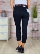 Mom fit fazonú, öves, zsebes farmernadrág XS-XL-ig