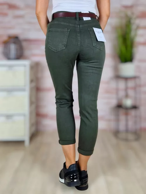 Mom fit fazonú, öves, zsebes farmernadrág XS-XL-ig