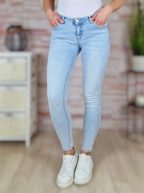 Push-up, világoskék csípő farmernadrág XS-XL-ig