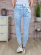 Push-up, világoskék csípő farmernadrág XS-XL-ig