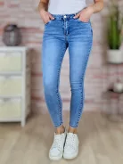 Koptatott, csőszárú, világoskék farmernadrág S-XXL-ig