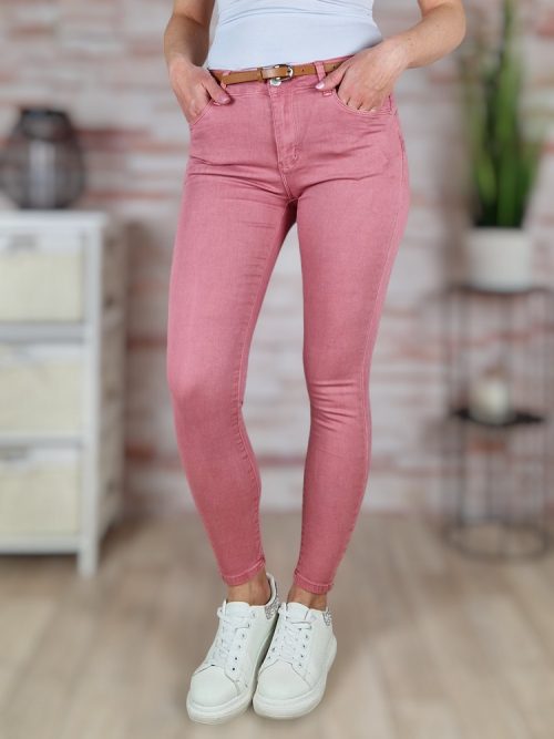 Push-up, öves, pamut, mályva nadrág XS-XL-ig