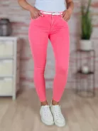 Push-up, öves, pamut, neon narancs nadrág XS-XL-ig