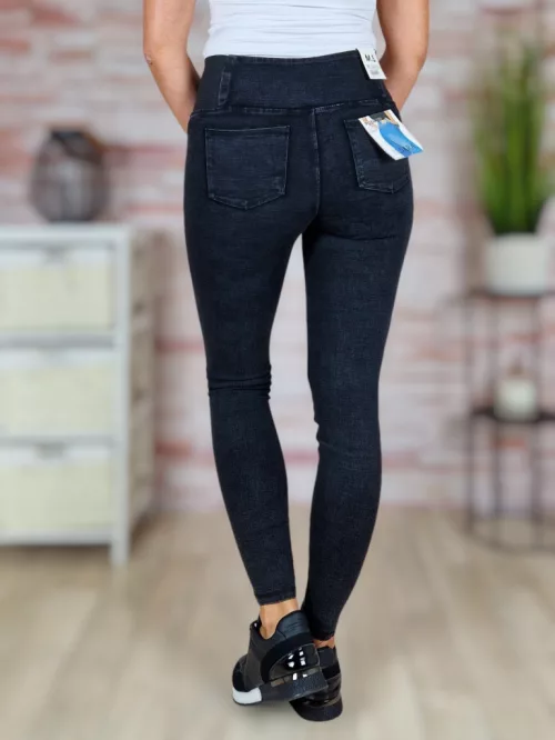 Széles gumis derekú, csőszárú, fekete nadrág XS-S,S-M,M-L,L-XL,XL-XXL