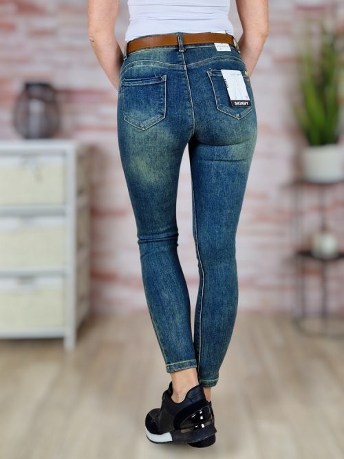 Öves, koptatott, csőszárú farmernadrág XS-XL-ig