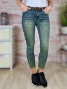 Öves, koptatott, zsebes farmernadrág XS-XL-ig