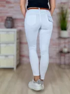 Push-up, barna öves, pamut anyagú nadrág XS-XL-ig