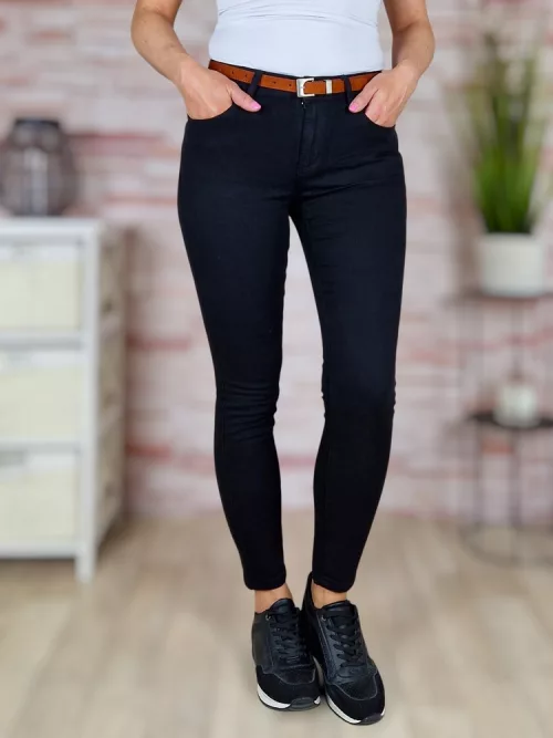 Push-up, barna öves, pamut anyagú nadrág XS-XL-ig