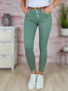 Push-up, barna öves, khaki pamut nadrág XS-XL-ig