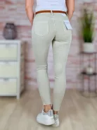 Push-up, barna öves, pamut anyagú nadrág XS-XL-ig
