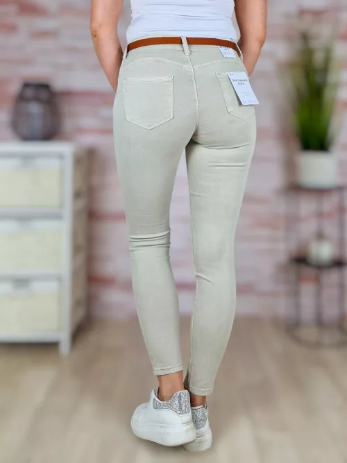 Push-up, barna öves, pamut anyagú nadrág XS-XL-ig