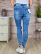 Skinny fazonú, csőszárú, kék farmernadrág XS-XL-ig