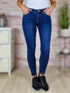 Skinny fazonú, csőszárú, sötétkék farmernadrág S-XXL-ig